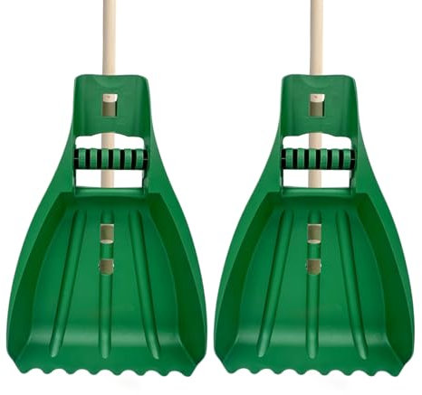 Set Recogedor de Hojas - Set Recogedor de Hojas de Jardín, Rastrillo de Jardín de Mano | Rastrillo de Mano Recogedor de Hojas, Pinzas de Jardín de Mano para Recoger Hojas Recortes de Césped y Residuos
