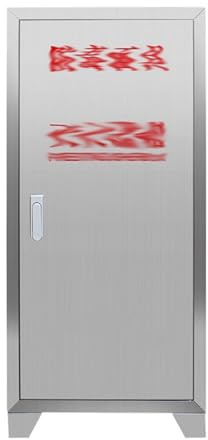 Fire Extinguisher Cabinet Decoration Outdoor Storage with Lock, Visible Safety Display Box for Commercial and Industrial Use