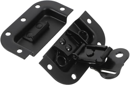 SEWACC Loquet à Ressort Chromé En Alliage D'aluminium Avec Ergot, Serrure Petite Taille Pour Flight Cases, Valises Et Caisses De Matériel, Accessoire Sécurisé Pour Transport, Lot Avec Vis