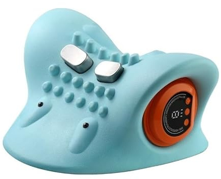 Orthoback Sanovo 4D Sanfte Tiefentherapie Zur Linderung Von Nacken- Und Kopfschmerzen, HWS-Beschwerden(Blau)