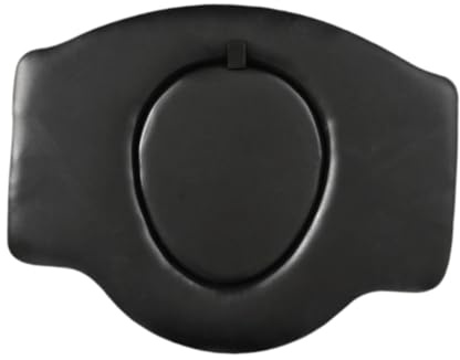 KiBcsLic Cojín de asiento de inodoro acolchado, versátil, cómodo, ergonómico, suave, para silla de inodoro, para con discapacidad, Aleación de Aluminio