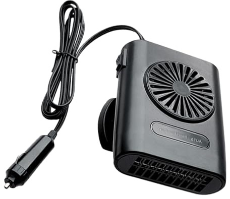 Calentador Para Automóvil - Ventilador Calefactor Y Refrigerador Para Coche 12V,Ventilador Portátil de Calor y Frío para Automóviles, Furgonetas, Autocaravanas y Camping Invernal