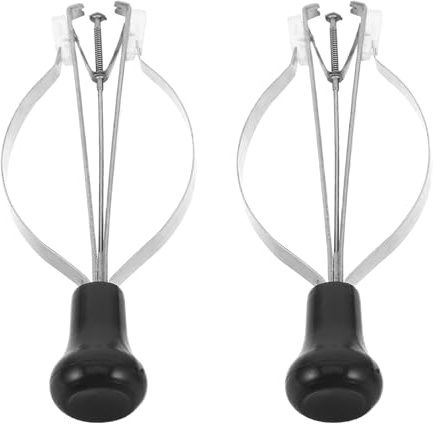 FOMIYES 2 Stück Uhrmacherwerkzeugset mit Zeigerabzieher und Zeigerpresse aus Metall Präzises Uhrenreparaturset für Profi Hobby Sicherer Halt Tragbar für Unterwegs