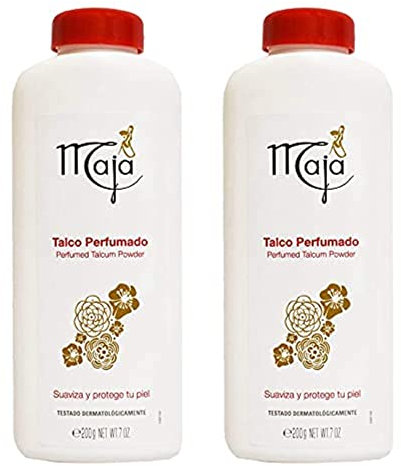 Maja Parfümiert Talk Pulver-Talco Perfumado 207ml 2ER-PACK