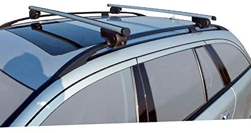 Twinny Load Universal-Dachträgersatz Aluminium Driver 124cm für PKW's mit offene Dach-Schiene