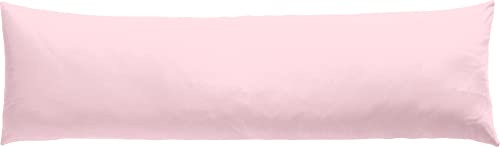 Erwin Müller Seitenschläferkissenbezug Single-Jersey Murnau - rosé Größe 40x140 - bügelfrei, strapazierstark, elastisch, mit Reißverschluss