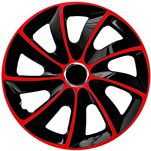 4× Radkappe NRM -STIG- Rot, 17