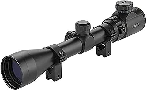 UniqueFire Lunette 3-9x40 - Réticule Mil-Dot - Anti-buée - Points de visée Rouges ou Verts avec 20mm Montures