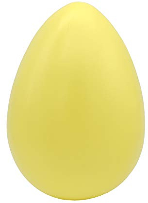 Generisch 30 cm Osterei gelb XXL Ei - Dekoration zu Ostern - Für Schaufenster, Warenpräsentation, Garten, Requisite