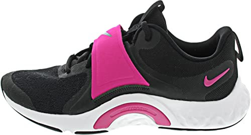 Nike W Renew IN-Season TR 12, Sneaker Mujer, Black/Active Pink-DK Smoke Grey-White, 40 EU