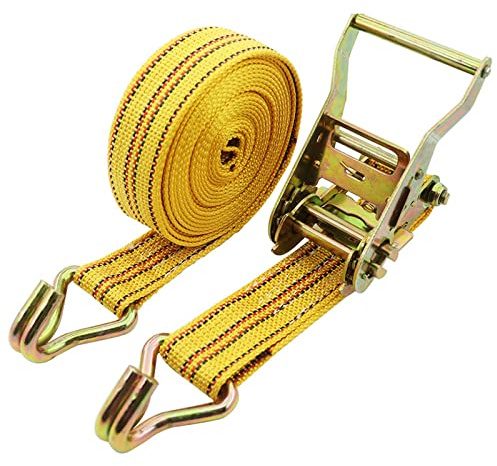 Anhängergurt mit Ratsche, Spanngurte mit Haken, Spanngurt, Automobil, Ladung, LKW-Spanner, 3,8 mm, mittlere Doppelhakenbindung, 20 m