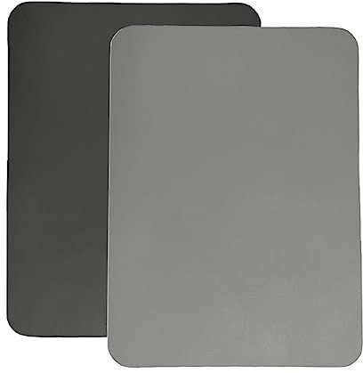SOQKEEN 2er-Set Unterlage Kaffeemaschine Abtropfmatte, Abtropfmatte Geschirr, Wasserabsorbierende Matte, Kaffeematte (Dunkelgrau und hellgrau, 30x40cm)