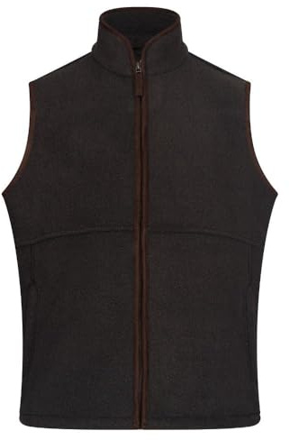 Walker and Hawkes - Gilet en Polaire Yeovil pour Hommes - Charcoal - XL