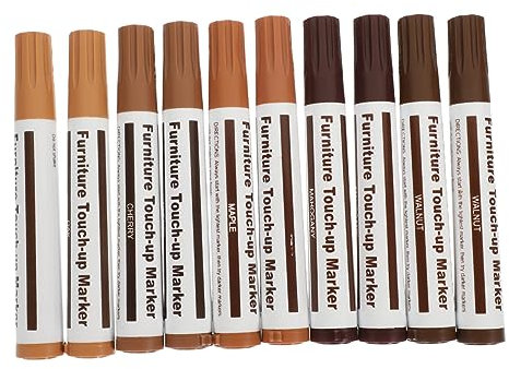 LALAFINA 10st Lackstift Ausbessern Farbstift Ausbessern Holzmöbel Möbelausbesserungsmarker Lackstift Für Holzböden Stifte Zum Ausbessern Von Möbeln Wasserfeste Malstifte Textmarker Ändern