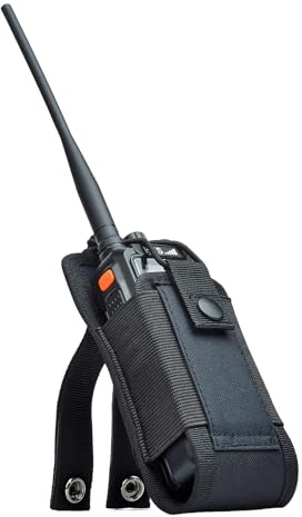HYS Walkie Talkie Tasche, Molle Funkgerätehalter, Radio Halter | Multifunktionale Radio Pouch Funkgerät Tasche