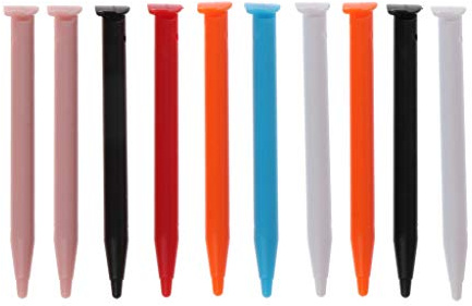 Pour console de jeu 2DS XL/LL pour écran tactile stylet pad crayon série crayon stylos série 10 pièces/lot stylet recharge écran tactile rejet tactile détection d'inclinaison dessin à pointe fine