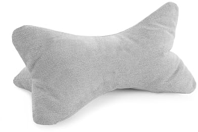 Bookiepad Leseknochen Cozy Home, ergonomische Form für Nacken- oder Lendenstütze, Flexible Stütze für Bücher, E-Books oder Tablets, grau
