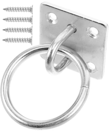 OSOLADY Robuster Anbindering Für Pferde Stall Mit Schrauben Zur Wandmontage Verstellbarer Eimerhalter Aus Langlebigem Stahl Rutschfest Für Pferdebox Und Trainingsbereich