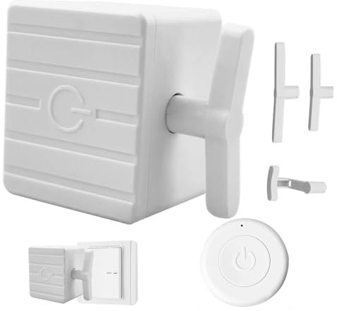 Remote Button Pusher - Wireless Control Button Pusher | Button Pusher with Remote Control | Button Pusher Remote Control | Drill Frree Wall Switches for Doorbell, Press Button, Door Light