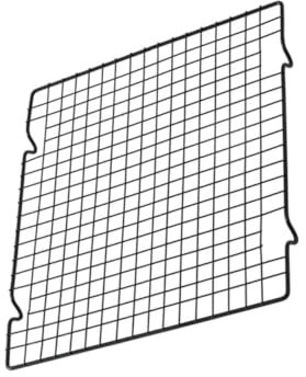 Cabilock Rejilla De Enfriamiento Antiadherente De Acero Al Carbono para Pasteles y Galletas con Diseño Curvado y Alta Durabilidad para Cocina