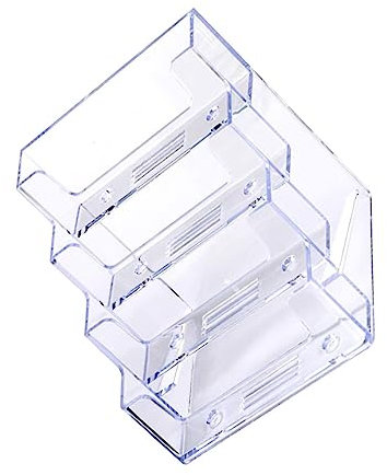 STOBOK Aufbewahrungsbox Für Visitenkarten Transparenter Tischkartenhalter Kartenetui Aus Hochwertigem Material Platzsparend Und Robust Visitenkartenhalter Fürs Büro