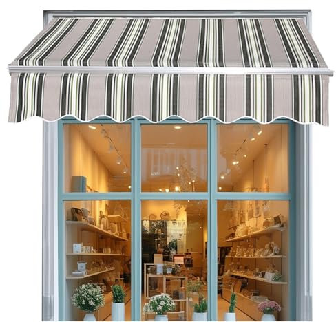 Telo Tenda da Sole Tenda da Sole per Esterno Tessuto Di Ricambio Per Tenda Sole Retrattile Per Patio Senza Telaio, Tela/ tettoia Per Esterni Ombreggiato, Tessuto Ricambio Per Tenda Sole Per Finestre(4