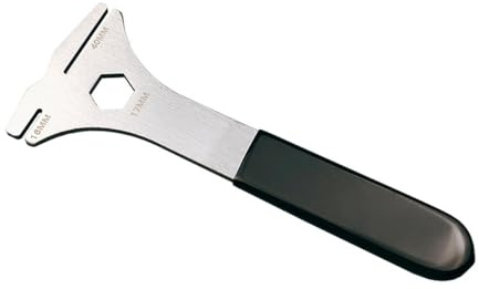 HOUSON Bremsscheibenrichtwerkzeug, Fahrrad Scheibenbremsen Richtwerkzeug Rostfreies Scheibenbremsen-Einstellwerkzeug für präzise Bremsscheiben- und Bremsbelag-Einstellung BT039F