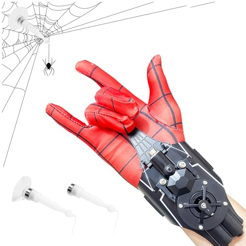 OJHFJMGH Seilwerfer, Automatische Seilrückführung, Web Launcher als Hommage an Spider-Man, Spinnennetz-Shooter von Peter Parker, perfekt for Cosplay, Halloween und mehr