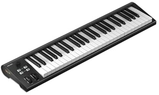 Icon Pro Audio Artist 49 - Controlador de teclado MIDI USB con 49 teclas sensibles a la velocidad para estudio y uso en vivo