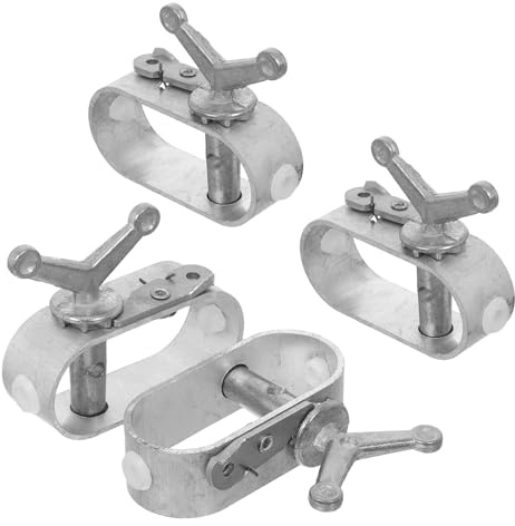 TOGEVAL Tenditore per Cavi in Filo Metallico 4 Pezzi Elemento di Fissaggio per Tensione Filo per Strutture Agricole e Coperture Piscine Resistente alle Intemperie e Compatibile per