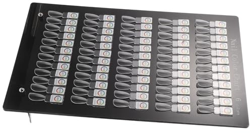NOLITOY Présentoir pour Vernis à Ongles Emplacements pour Palette de Couleurs Support de Présentation pour Nail Art Plateau de Présentation pour Capsules