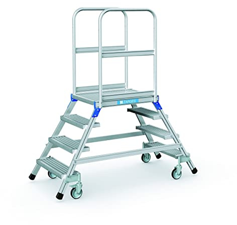 ZARGES Podesttreppe, beidseitig 4 Stufen Z600