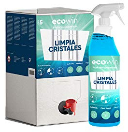 Ecowin Limpiacristales Ecológico – INSTAQUIM | Limpiador de Cristales, Ventanas y Espejos sin Marcas | Acabado sin Residuos