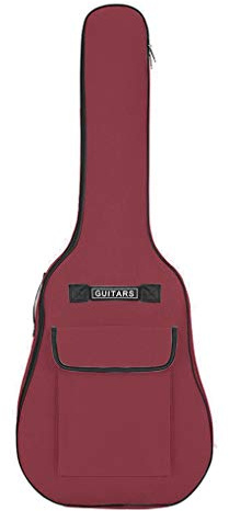 IPENNY Gitarrentasche Gepolsterte Wasserdicht Doppelgurte Gitarrenhülle 40 41 Zoll 600D Oxford 5MM Akustikgitarrentasche Gig Bag für Akustikgitarren