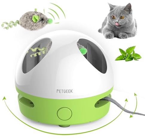 PETGEEK Juguete Interactivo automático para Gatos