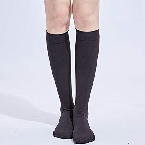 Egurs Kompressionsstrümpfe Damen Herren Stützstrümpfe (34-46MMHG,Klasse 3) für Schwangerschaft Sport Flug Anti-Thrombose Medizinische Socken 1# M