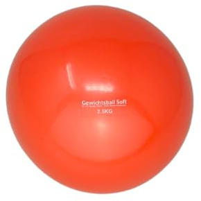 ATC Handels GmbH Gewichtsball Soft einzeln in verschiedenen Gewichten mit Sand gefüllt für Yoga, Pilates, Reha und Fitness - Toningball, Heavy Ball, 2,5 kg