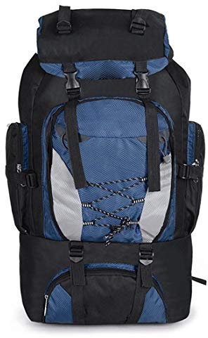 KLZUOPT Wanderrucksack 80L Fahrradrucksack Angeln Bergsteigen Tasche Freizeit Camping Reise Kletterrucksack Outdoor Sport Trekking Wanderrucksack