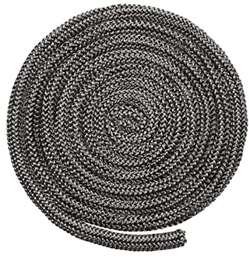 SPORTARC Cuerda de estufa de 2 metros, junta de puerta de estufa de leña, junta de cuerda de fibra de vidrio, junta de 18/20 mm para estufas de leña