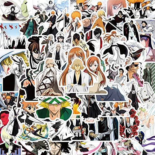 Cool Bleach Anime Stickers Pack 100 PCS |Stickers for Car,Laptop,Water Bottles,Stickers for Teens Cute Vinyl Decals