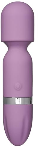Baseks Classic Mini Wand Vibrator - Vibratorstarb Frauen - Mini Magic Wand Vibrator - Massager Vibration für Frauen - Spritzwasserdicht Mini Vibratorstab - Sex Spielzeug Wand Massager - Lila