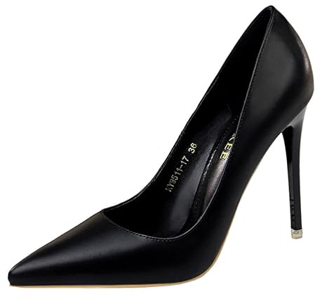 seiveini Femme Escarpins à Talons Aiguilles Bout Pointu Pompes à Talons Hauts Élégante Escarpins à Talons Hauts Sexy High Heels Chaussures de Soirée Cérémonie Mariage Fête