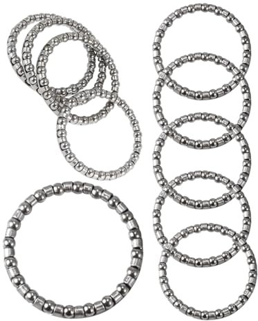 KGDUYC 10 Pezzi Cuscinetti a Sfera Bicicletta- Bici Auricolare Gabbiato Cuscinetto, Sfera Corsa Ciclismo,Adatto per Biciclette Normali, Mountain Bike, ECC