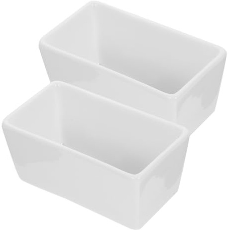 Amosfun 2piezas Tarro De Para Azucarero Recipiente Para Almacenar Alimentos Para Cocina y Dulces Azucarero Rectangular De Contenedor Para Cocina y Sala De Estar
