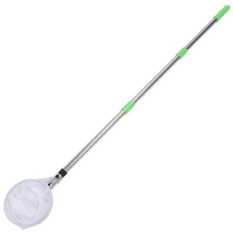 Fruit Picker Stainless Steel, Length Adjustable Harvesting Picking Tool for Apples Avocado Fig Acorn Lemon Mango and More