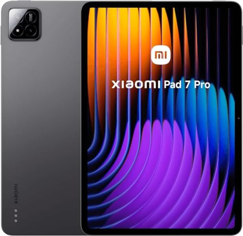 Xiaomi Pad 7 Pro Ai WiFi Version Global (keine Anrufe oder SMS) 11,2 Zoll 3.2K 144Hz 8850mAh Bluetooth 5.4 Vier Lautsprecher 50 MP Cam Modell 24091RPADG (Grau, 512GB + 12GB)