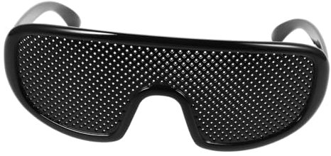 ABOOFAN Lochbrille Zur Verbesserung Der Runde Brille Aus Leichtem Kunststoff Für Damen Und Herren Tragbar Für Lesen Reisen Und Outdoor-aktivitäten