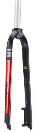 Forcella Bicicletta Forcella rigida opaca adatta for mountain bike in lega di alluminio da 26/27,5/29 pollici, tubo dritto, montante anteriore da 28,6 mm, forcella rigida MTB Forcella Della Bici(26 27