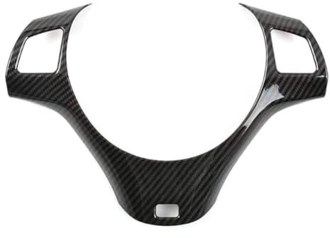 ZSHYTWE Pannello Decorativo per Volante in Fibra di Carbonio per Auto, Rivestimento, Modanatura, Adesivo per BMW Serie 1 3 E87 E90 E92 E93 2005-2012 Decorative Strisce