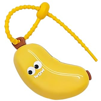 Toothbrush Covers, Portable Protective Toothbrush Case, Compact Cute Banana Design Cover Adults Kids, Keeps Tooth Cleaner and Hygienic for Travel Vacation Outdoor Activities Daily Use